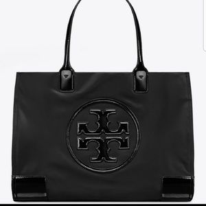 Tory Burch Ella Patent Nylon Tote